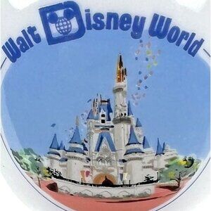Walt Disney World Toothpick Holder Cinderellas Castle Shot‎ Glass Souvenir VTG
